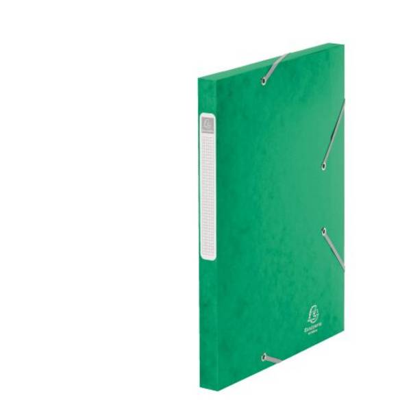 Chemise box Cartorel 24 x 32 cm dos 2,5 cm - verte - Lot de 25