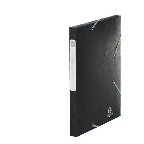 Chemise box Cartorel 24 x 32 cm dos 2,5 cm - noire - Lot de 25-0