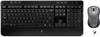 Kit souris + clavier Logitech Wireless Desktop MK520 noir, argent