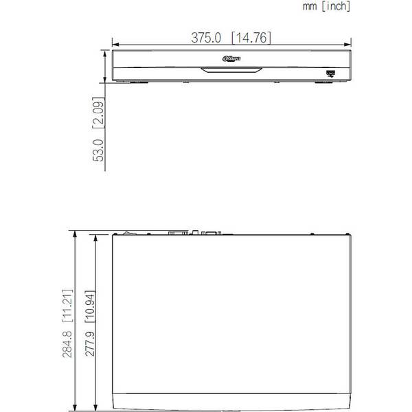 Dahua NVR5208-8P-EI Enregistreur vidéo réseau 8CH 2HDD 1U