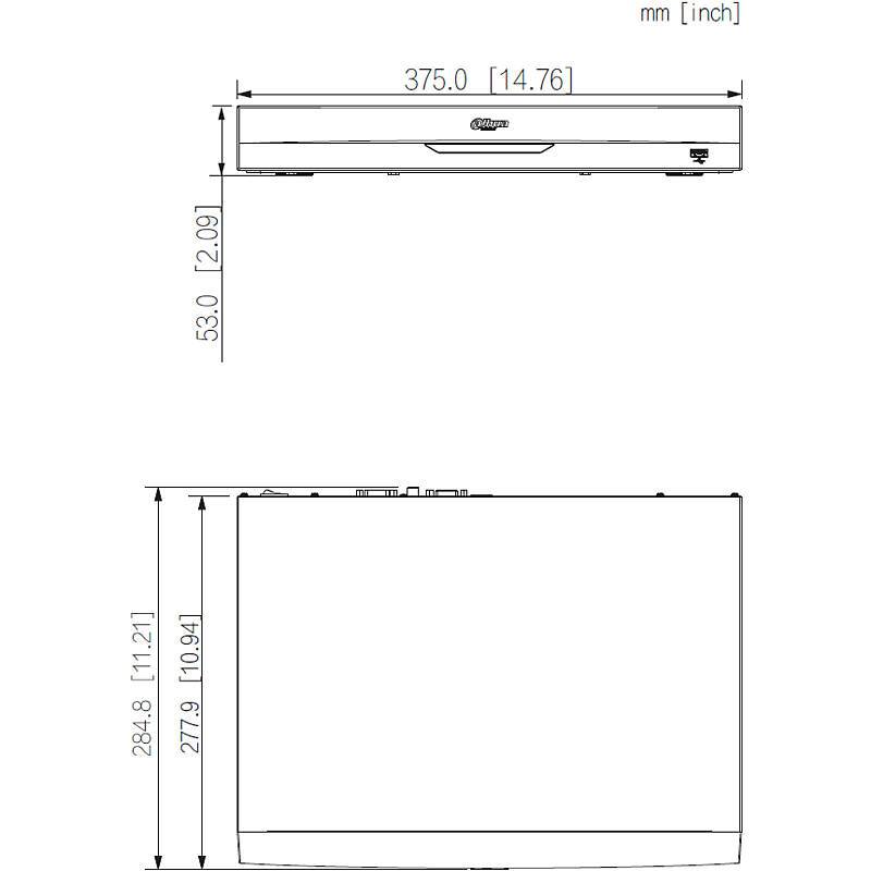 Dahua NVR5208-8P-EI Enregistreur vidéo réseau 8CH 2HDD 1U-0