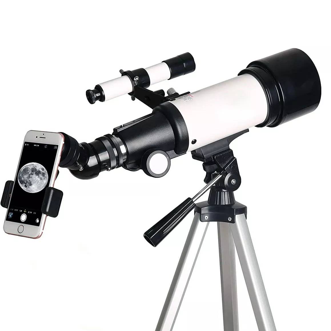 Télescope 400 x 70mm HD Lunette Astronomique + Support Téléphone + Trépied YONIS-0