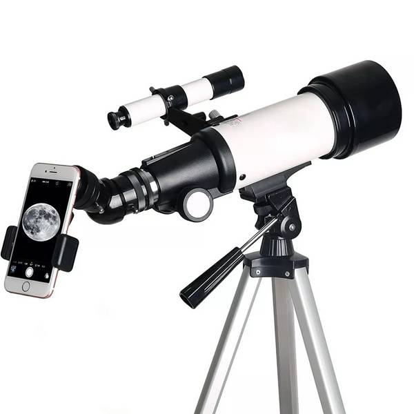 Télescope 400 x 70mm HD Lunette Astronomique + Support Téléphone + Trépied YONIS