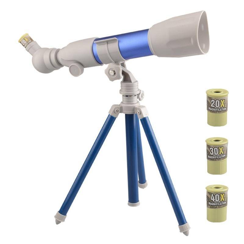 Télescope Astronomique Pour Enfants Haute Définition Avec Trépied Et Lentilles Multiples Bleu YONIS-0