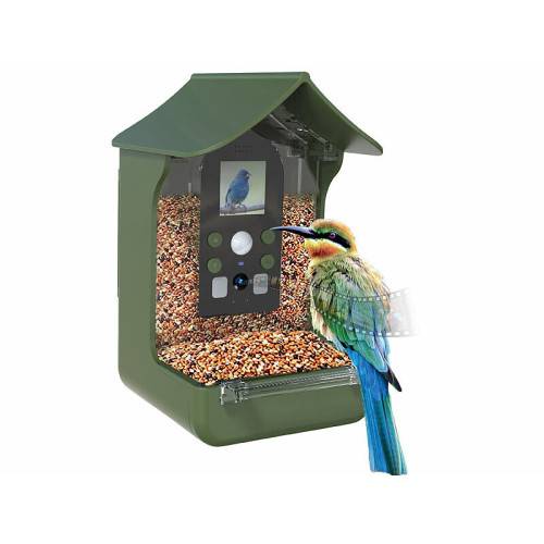 Mangeoire à oiseaux avec Caméra Full HD-0