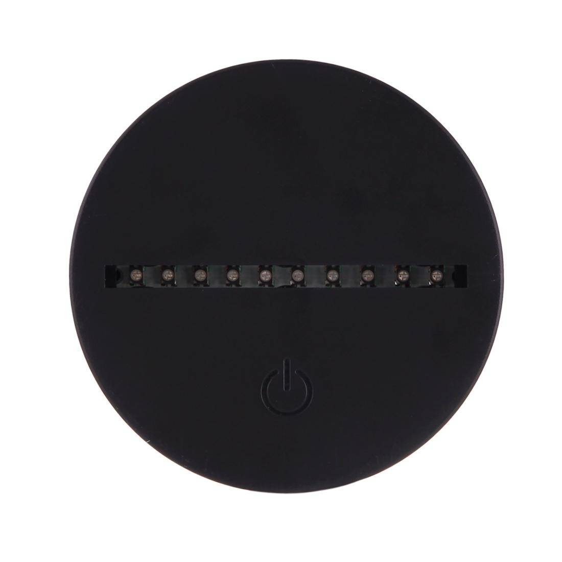 Lampe LED Forme Avion Envolez Vous Luminaire Illusion 3D 7 Couleurs Tactile YONIS-1