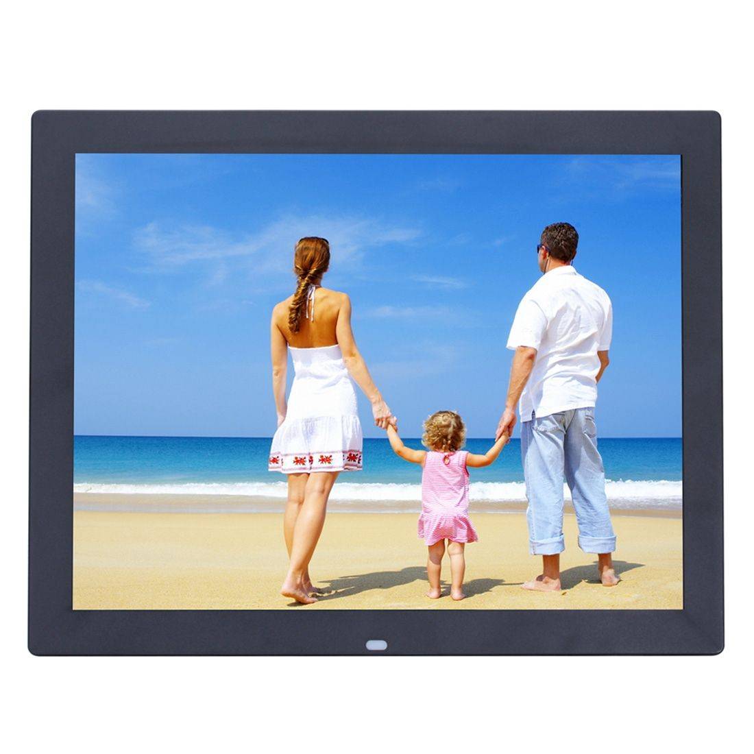 Cadre Photo Numérique HD LED 14 Pouces Tout-En-Un Lecteur MP3 Mp4 Alarme Noir + SD 32Go YONIS-2