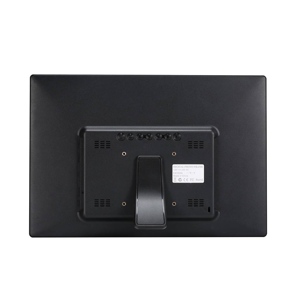 Cadre Photo Numérique 14 Pouces Album Digital Ecran LED Lecteur Vidéo + SD 4Go Noir YONIS-1