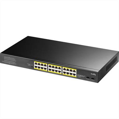 CUDY GS1028PS2 24 ports Gigabit PoE+ Switch 2 ports SFP 300W.-0