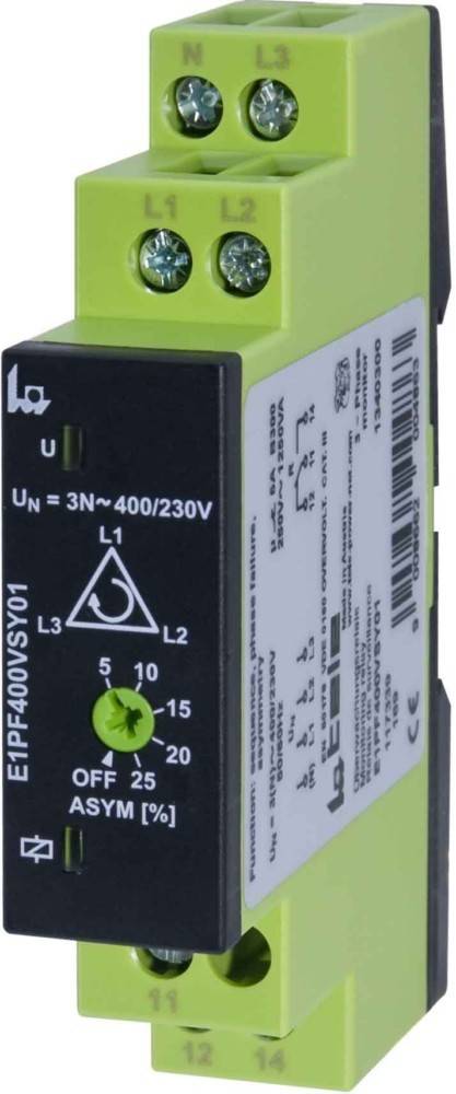 Relais de surveillance de tension TELE E1PF400VSY01 - 1340300-0