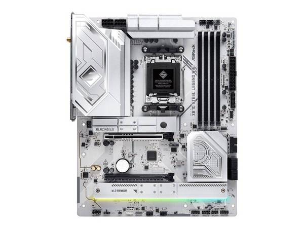 Asrock X870 Steel Legend WiFi, AMD, Emplacement AM5, AMD Ryzen™ 7, AMD Ryzen™ 9, DDR5-SDRAM, 256 Go, DIMM