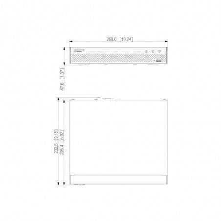 Dahua NVR2108HS-4KS3 Enregistreur vidéo réseau 8CH Compact 1U 1HDD Lite-2