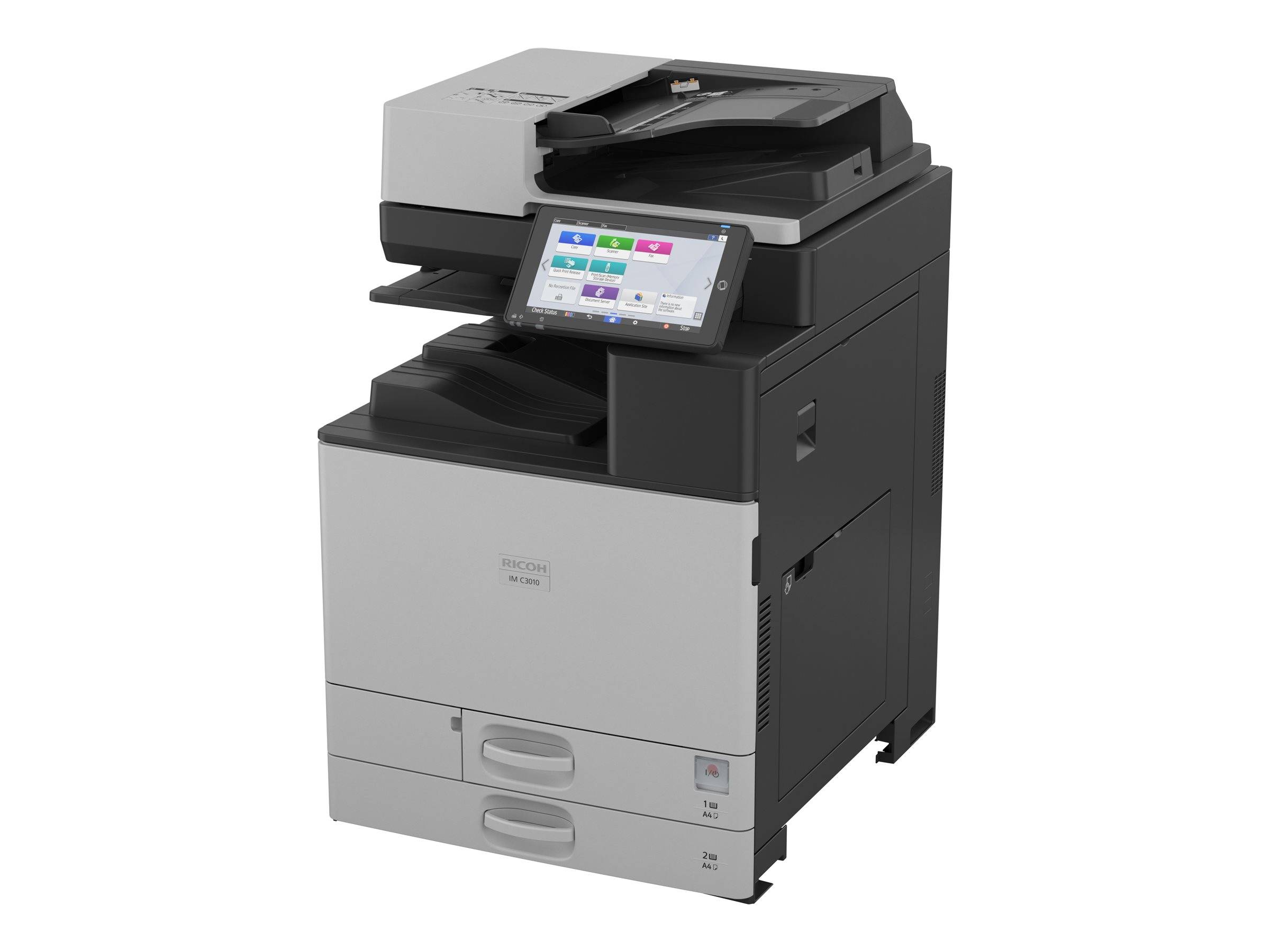 RICOH IM C3010 MFP couleur A3 30ppm, ARDF R-V imp/scan 2pass, chargeur 100f, SSD-0