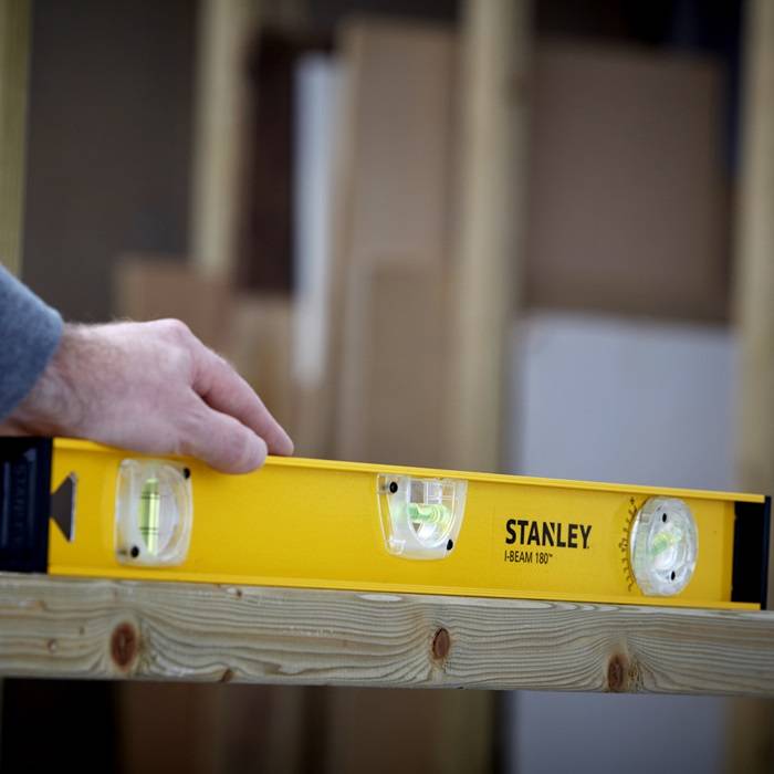 Niveau Stanley I-beam 80cm Précision Et Robustesse En Aluminium I-beam - Stanley-3