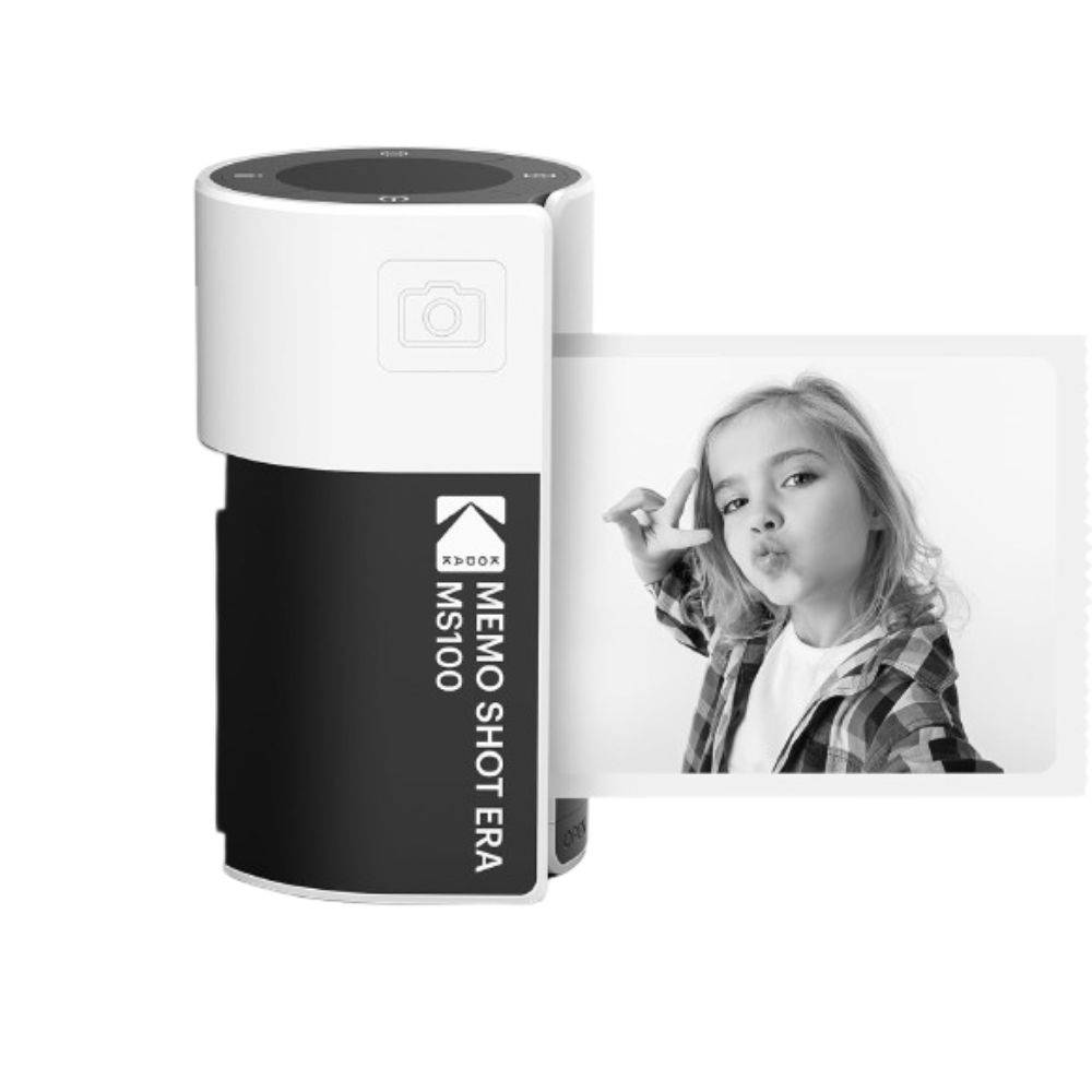 KODAK Memo Shot ERA MS100 Bundle - Imprimante Photo Autocollante + 9 Cartouches - Impression 2.7x1.8", Bluetooth, Compa-3
