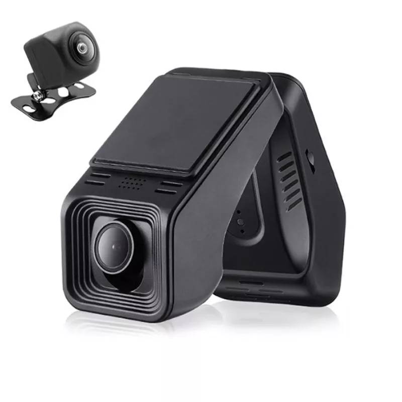 Dashcam HD Vision Nocturne 1080P Double Lentille Enregistrement Sécurisé + SD 16Go YONIS-0