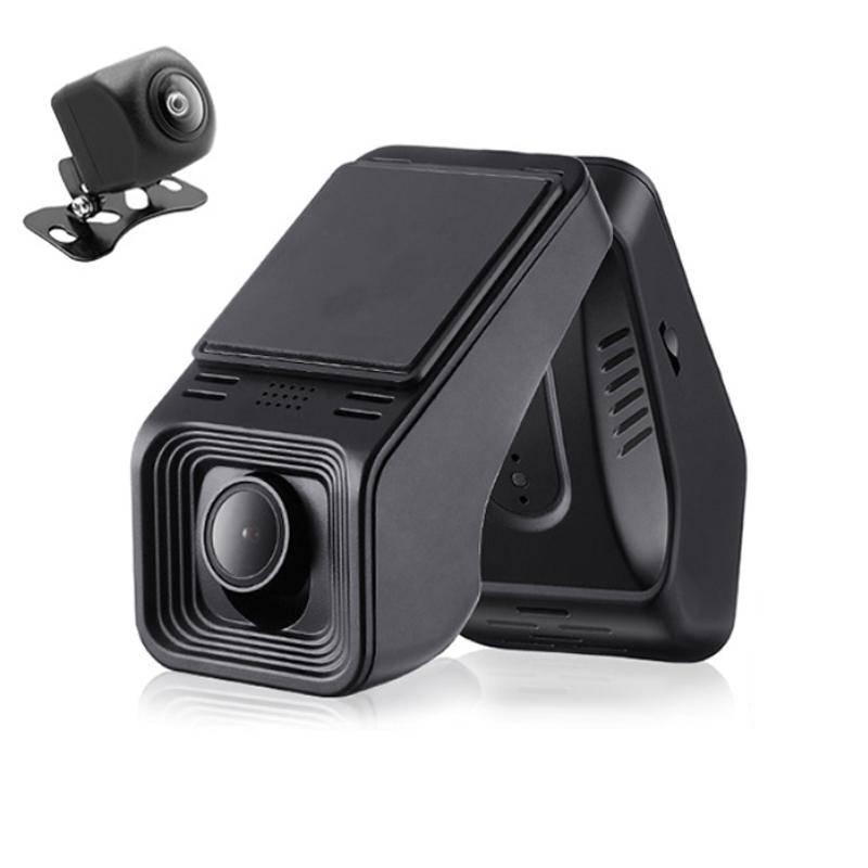 Dashcam HD Vision Nocturne 1080P Double Lentille Enregistrement Sécurisé + SD 32Go YONIS-0