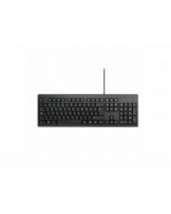 Kensington KB100 EQ Clavier filaire, Taille réelle (100 %), Avec fil, USB, Clavier à membrane, AZERTY, Noir