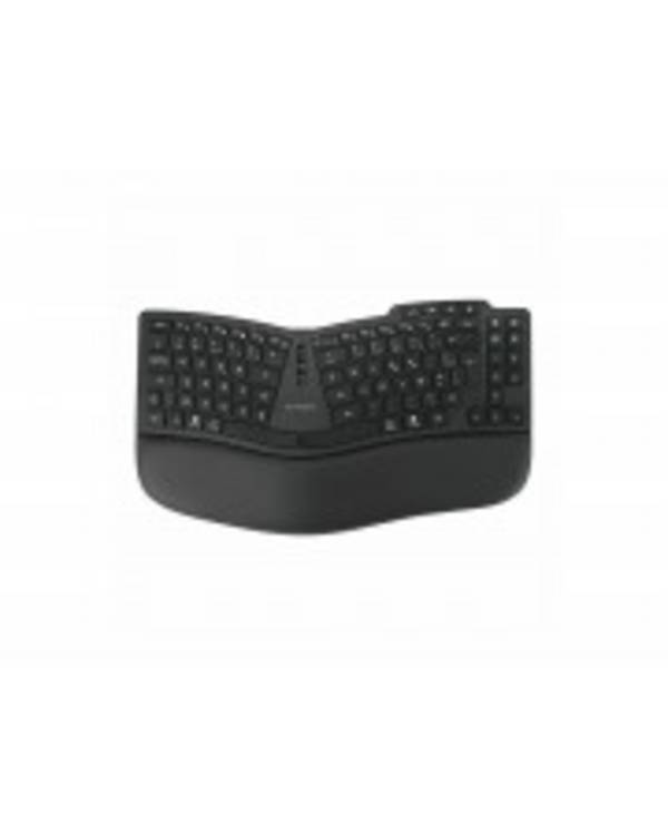 Kensington Pro Fit Ergo KB675 EQ TKL, Sans clé (80 - 87%), Sans fil, Bluetooth, Clavier à membrane, QWERTZ, Noir