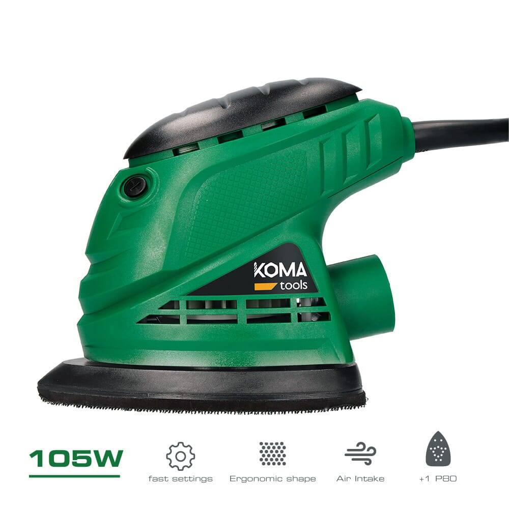 Ponceuse Mouse Koma Tools 105w Ponceuse Compacte Pour Détails Et Finitions - Koma Tools-1