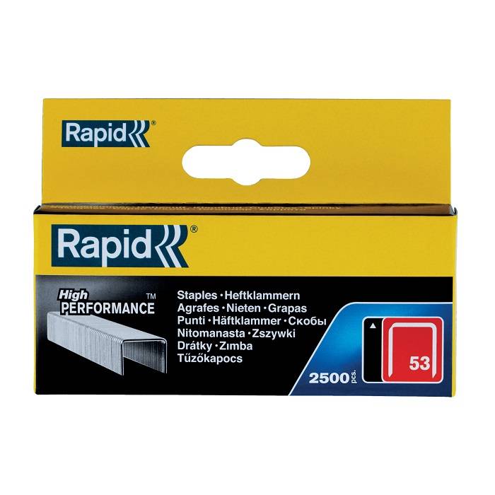 Agrafes Rapid N53 8mm Agrafes Robustes Type 53/8mm - Rapid-1