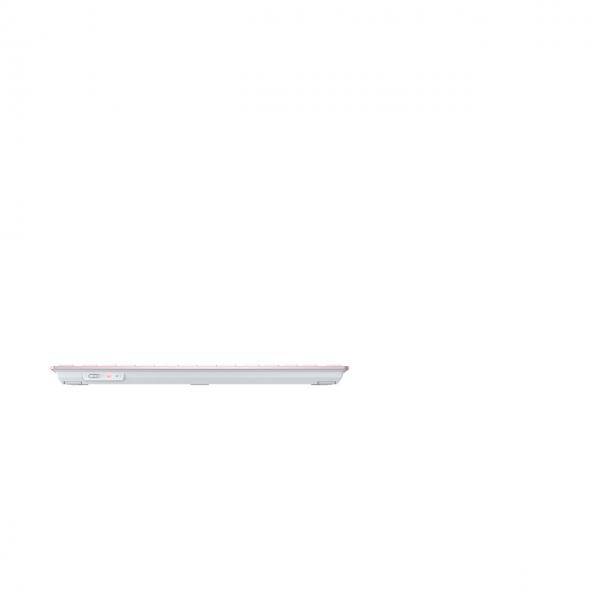 CHERRY KW 7100 MINI BT, Sans fil, Bluetooth, Commutateur de touche « ciseaux », AZERTY, Rose-3