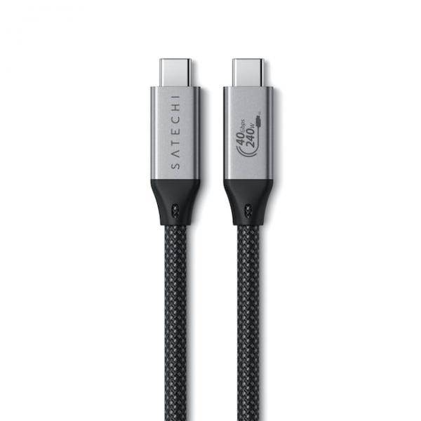 Câble USB4 Pro USB-C 240W 1.2m en Nylon Tressé-2