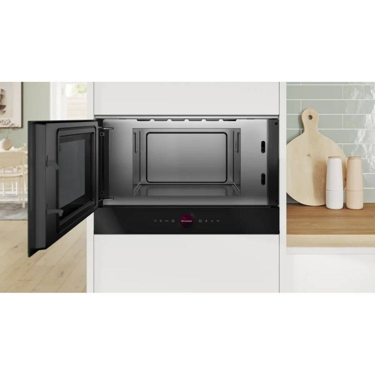 Micro-ondes Solo Encastrable 21l 900w Noir Bosch BFL7221B1-1