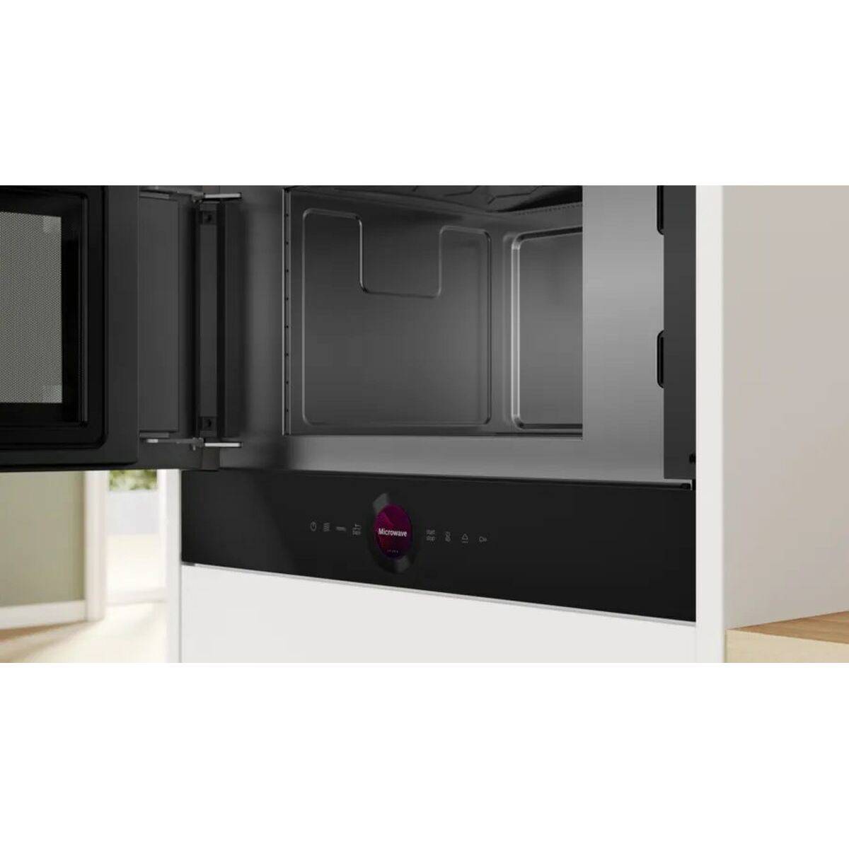 Micro-ondes Solo Encastrable 21l 900w Noir Bosch BFL7221B1-3
