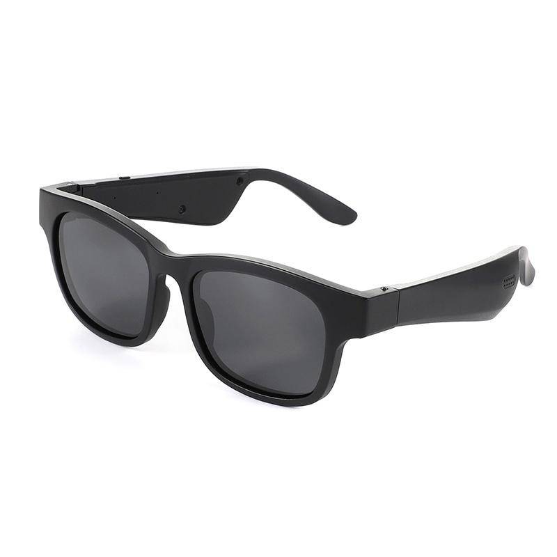 Lunettes Audio Écouteurs Bluetooth Stéréo Anti-UV Connexion Multi-Point Noir YONIS-0