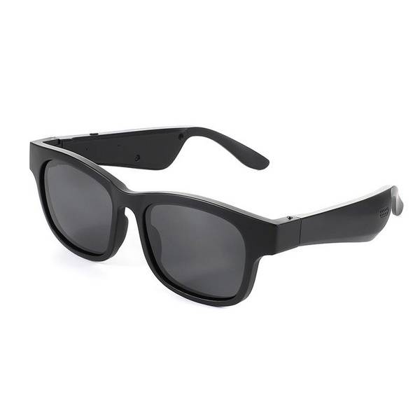 Lunettes Audio Écouteurs Bluetooth Stéréo Anti-UV Connexion Multi-Point Noir YONIS
