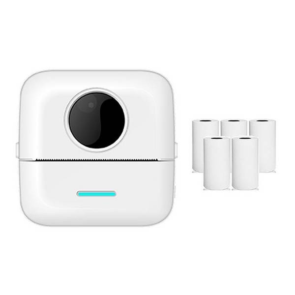 Mini Imprimante Bluetooth Thermique Avec Papier Blanc Pour Impression Clarté Blanc YONIS