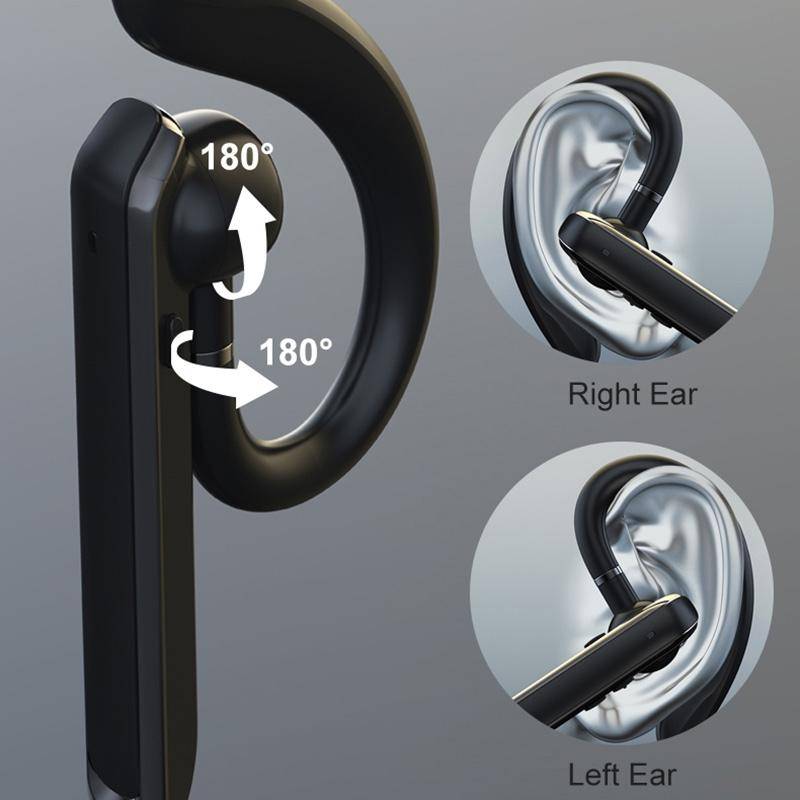 Ecouteurs Bluetooth Sans Fil Réduction De Bruit Autonomie 10h Polyvalents Noir YONIS-1