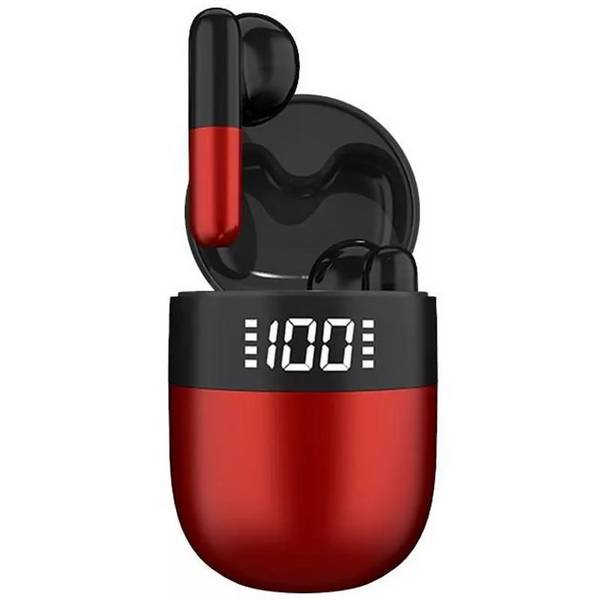 Ecouteurs Bluetooth Sans Fil Sport LED Affichage Digital Son HIFI Rouge YONIS