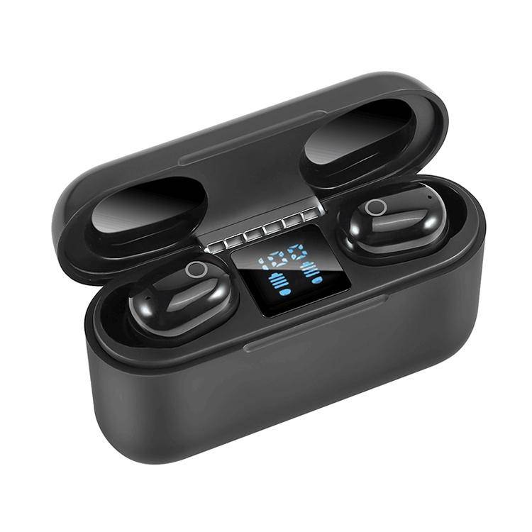 Ecouteurs Bluetooth Sans Fil Avec Charge Rapide Et Réduction De Bruit - Noir - Yonis-0
