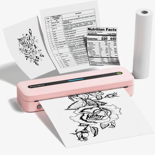 Mini Imprimante Thermique Portable Sans Fil A4 300dpi Pour Tous Vos Besoins Rose YONIS