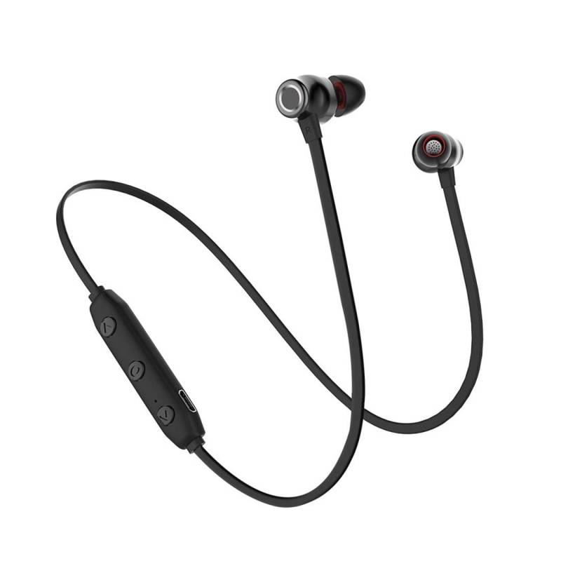 Ecouteurs Bluetooth Sport Etanches IPX4 Son Stéréo Pour Tous Smartphones Noir YONIS-0