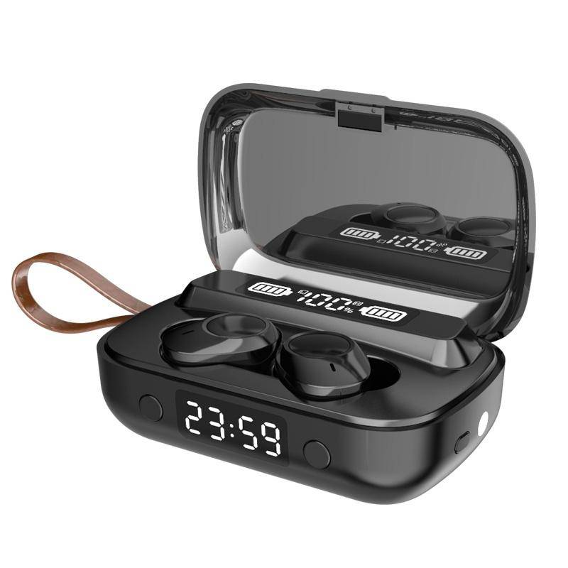 Ecouteurs Bluetooth Réduction De Bruit Tactile Avec Affichage LED Et Power Bank YONIS-0
