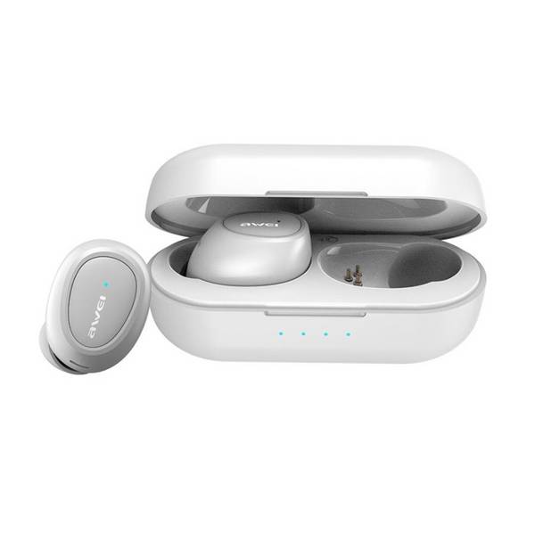 Ecouteurs Bluetooth Sport Sans Fil IPX4 Autonomie 3 Heures Chargement Automatique Blanc YONIS