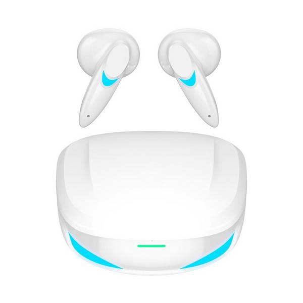 Ecouteurs Bluetooth 5.2 Stéréo Tactile Pour Jeux Avec Longue Autonomie Blanc YONIS