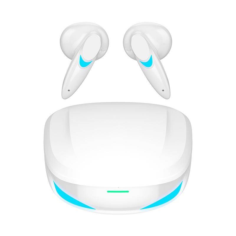 Ecouteurs Bluetooth 5.2 Stéréo Tactile Pour Jeux Avec Longue Autonomie Blanc YONIS-0