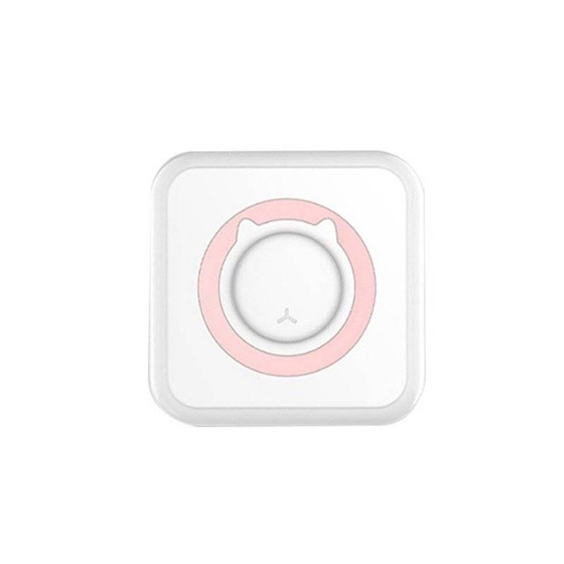 Mini Imprimante Thermique Bluetooth Rose Photo Étiquette Sans Encre 200DPI YONIS-0