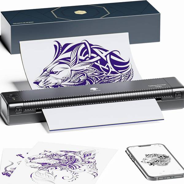 Mini Imprimante Thermique Sans Fil Pour Tatouages Haute Précision Portable YONIS
