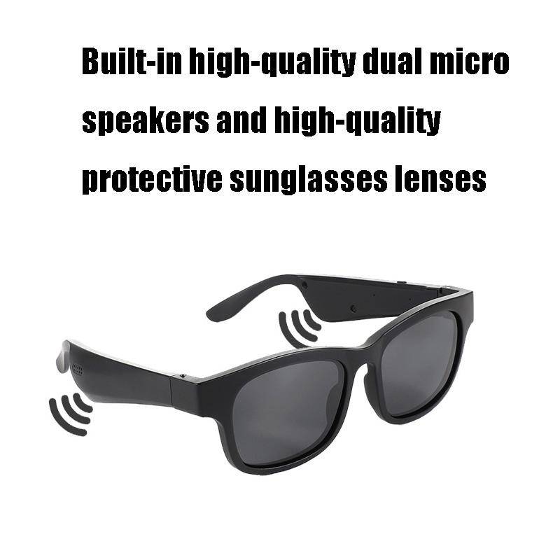 Lunettes Intelligentes Avec Ecouteurs Bluetooth Stéréo Pour Appels Et Musique - Vert - Yonis-0