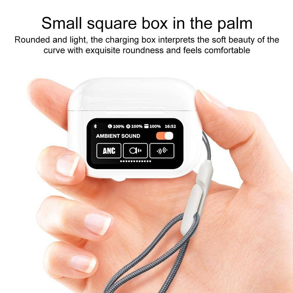 Ecouteurs Bluetooth Sans Fil Écran Tactile Réduction De Bruit ANC ENC Blanc YONIS-1