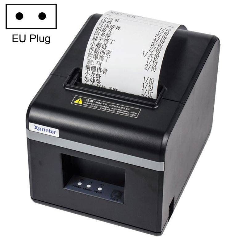 Imprimante Thermique de Reçus 80 mm LAN 160 mm/s avec Lame Anti Bourrage Noir YONIS-0