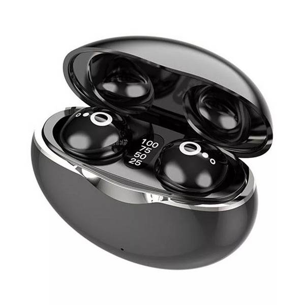 Ecouteurs Bluetooth Mini Sports Sans Fil Confortable Anti Bruit Waterproof Noir YONIS