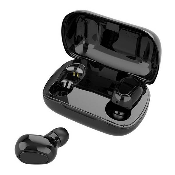 Ecouteurs Bluetooth 9D Effets Sonores Sans Fil Appels HD Autonomie Longue Noir YONIS