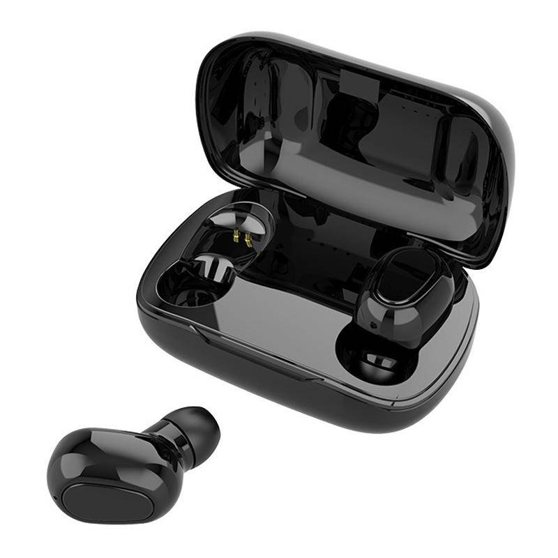 Ecouteurs Bluetooth 9D Effets Sonores Sans Fil Appels HD Autonomie Longue Noir YONIS-0