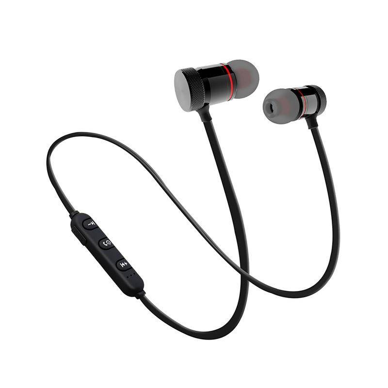 Ecouteurs Bluetooth Sans Fil Sport Basse Stéréo Avec Microphone Noir YONIS-0